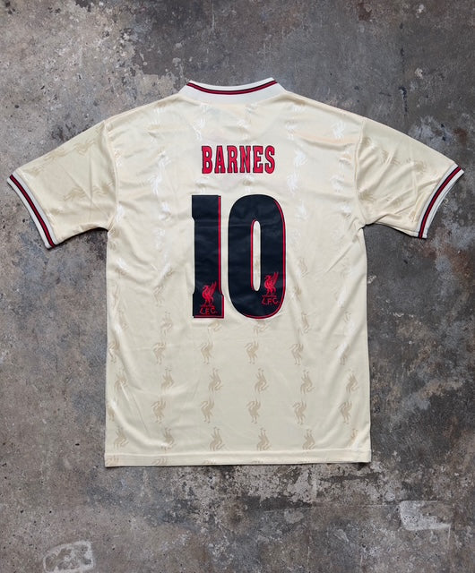 Liverpool 1995/96 Away Retro Shirt Barnes #10 | Vintage Reebok Carlsberg Jersey