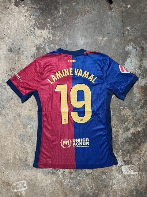 Barcelona x Travis Scott x Nike 2024/25 Lamine Yamal #19 Home Concept Jersey – Limited Edition Blaugrana Shirt