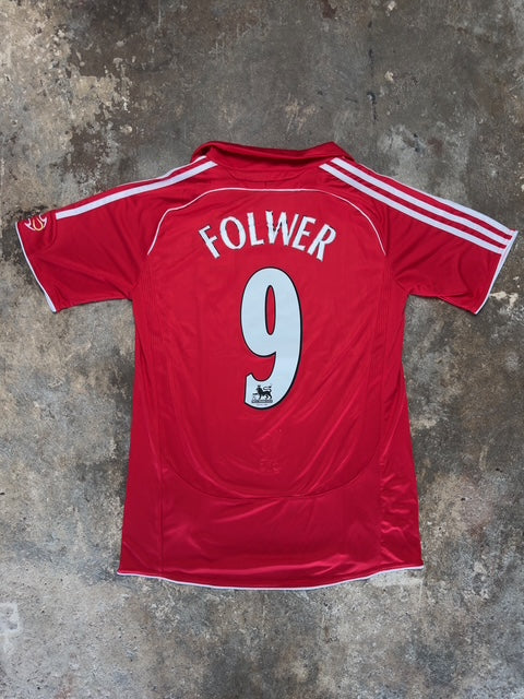 Liverpool 2006/07 Home Retro Football Shirt – Fowler #9 | Vintage Adidas Carlsberg Jersey LFC