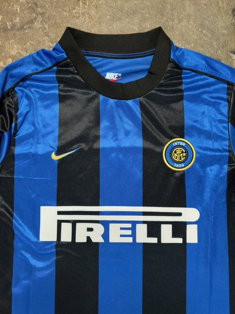 Inter Milan 1997/98 Home Retro Shirt Ronaldo #9 | Vintage Nike Pirelli Jersey