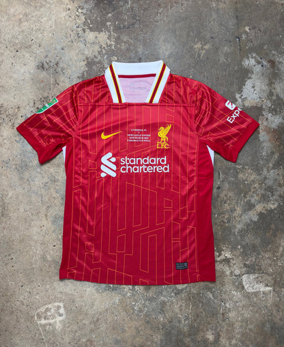 Liverpool FC Retro 2023 Carabao Cup Final Shirt | Mohamed Salah #11 | Limited Edition Home Jersey