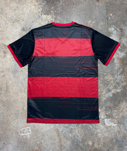 Flamengo 2020/21 Home Jersey | Adidas CR Flamengo Official Shirt | Red & Black Rio De Janeiro Kit | AEROREADY Fan Version Football Top