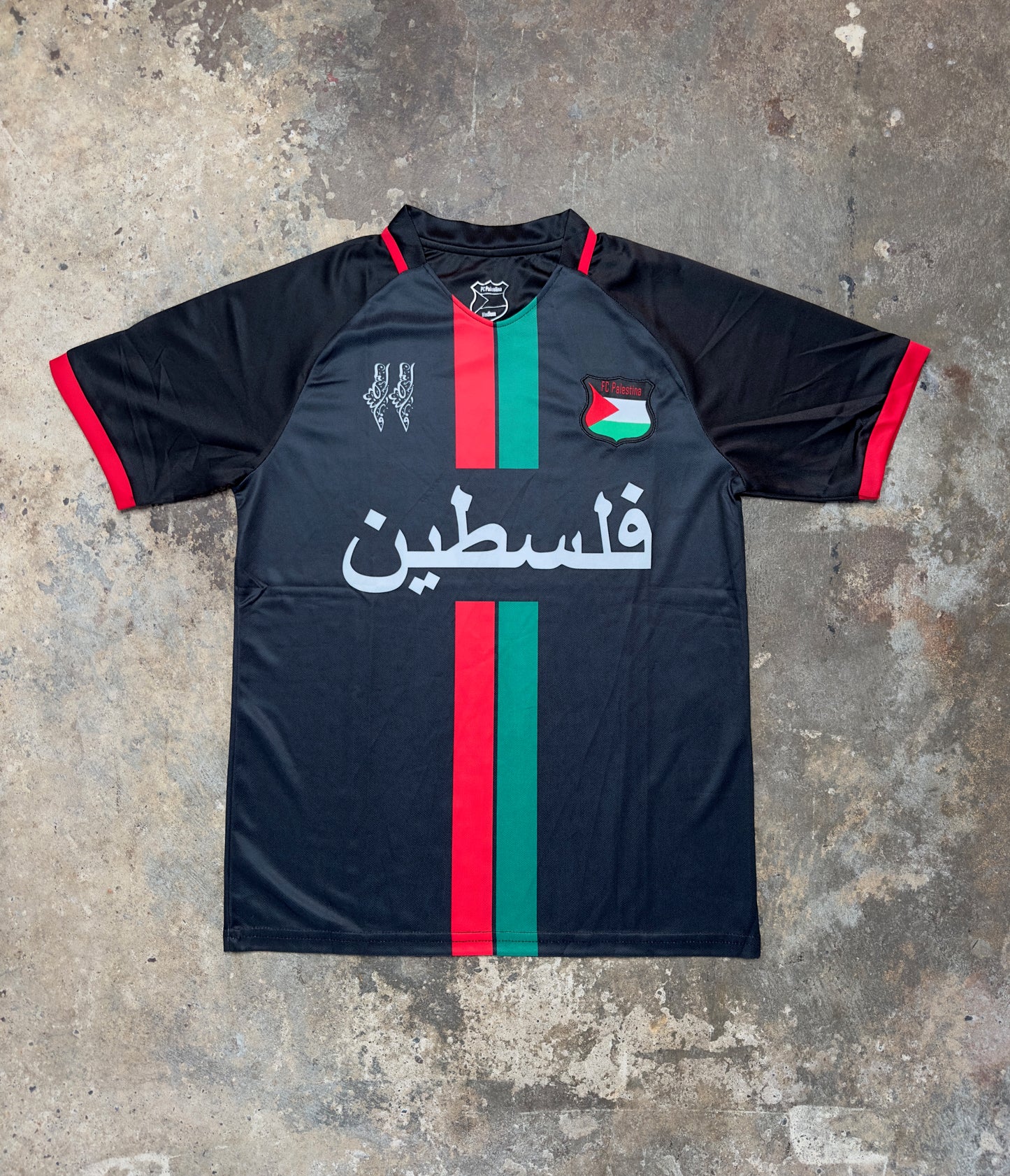 Club Deportivo Palestino 24/25 Home Jersey ⚽ | Black Red Green Kit | FC Palestina Football Shirt | Limited Edition Retro-Inspired Fan Version