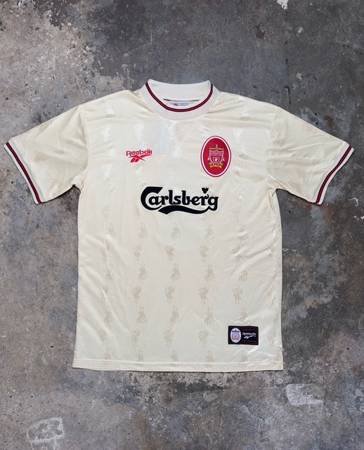 Liverpool 1996/97 Away Retro Football Shirt – Fowler #9 | Vintage Reebok Carlsberg Jersey LFC