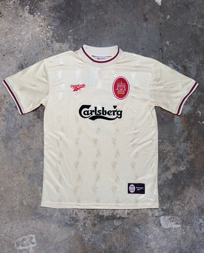 Liverpool 1996/97 Away Retro Football Shirt – Fowler #9 | Vintage Reebok Carlsberg Jersey LFC