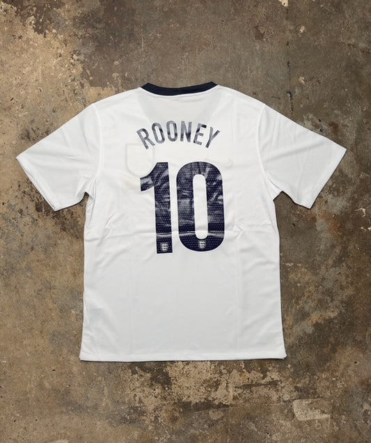 England 2013 Home Shirt Rooney #10 Nike Jersey White 150 Years Anniversary Kit