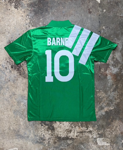 Liverpool 1993/94 Away Retro Shirt Barnes #10 | Vintage Adidas Carlsberg Green Jersey