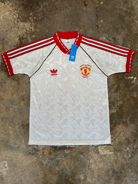 Manchester United 1991 Cup Winners’ Cup Away Retro Shirt | Vintage Adidas Football Jersey