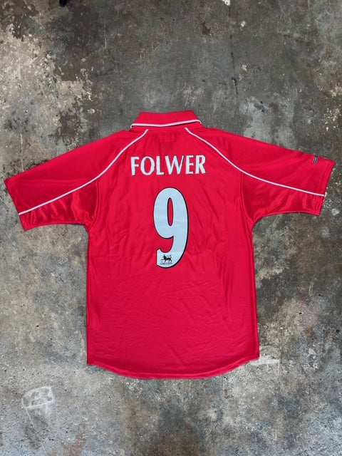 Liverpool 2002/03 Home Retro Football Shirt – Fowler #9 | Vintage Reebok Carlsberg Jersey LFC