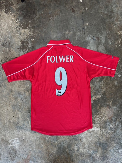 Liverpool 2002/03 Home Retro Football Shirt – Fowler #9 | Vintage Reebok Carlsberg Jersey LFC