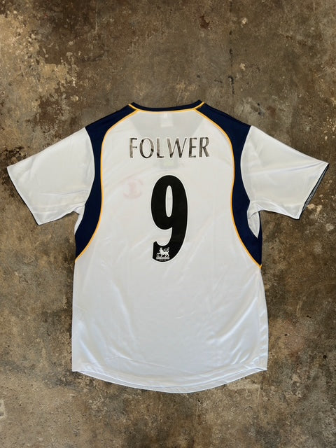 Liverpool 2001/02 Away Retro Football Shirt – Fowler #9 | Vintage Reebok Carlsberg Jersey LFC