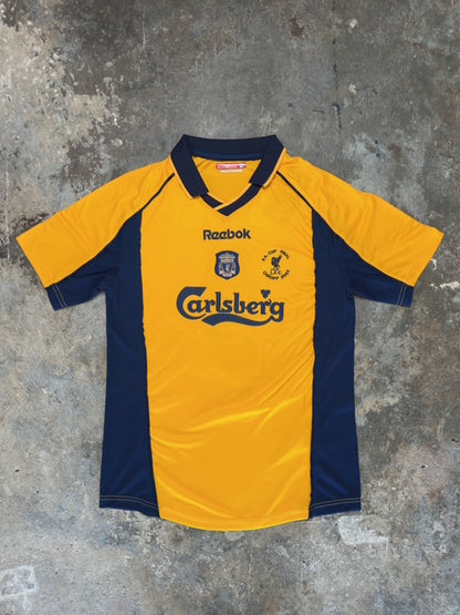 Liverpool 2000/01 Away Retro Football Shirt – Fowler #9 | Vintage Reebok Carlsberg Jersey LFC