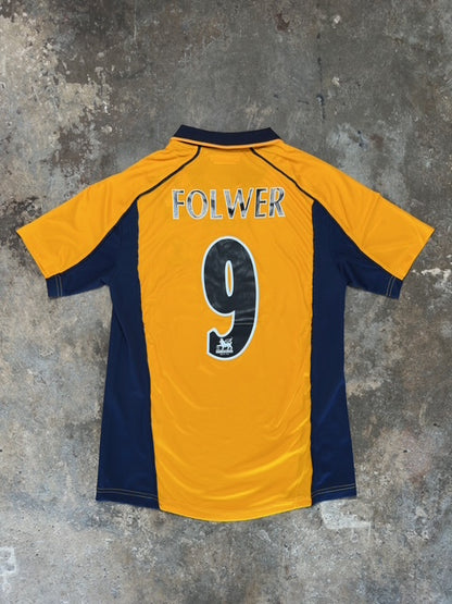 Liverpool 2000/01 Away Retro Football Shirt – Fowler #9 | Vintage Reebok Carlsberg Jersey LFC