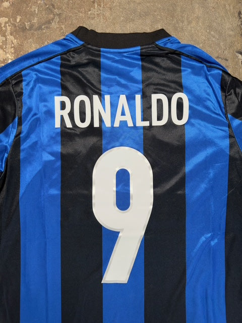 Inter Milan 1997/98 Home Retro Shirt Ronaldo #9 | Vintage Nike Pirelli Jersey