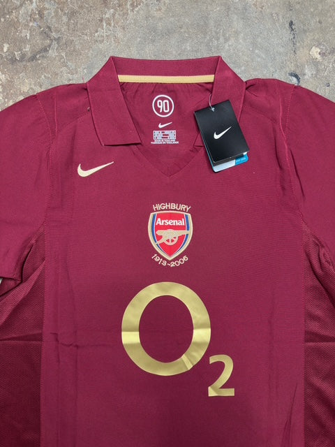 Arsenal 2005/06 Thierry Henry #14 Highbury Commemorative Jersey – Nike Retro Home Kit
