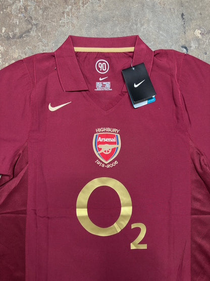 Arsenal 2005/06 Thierry Henry #14 Highbury Commemorative Jersey – Nike Retro Home Kit