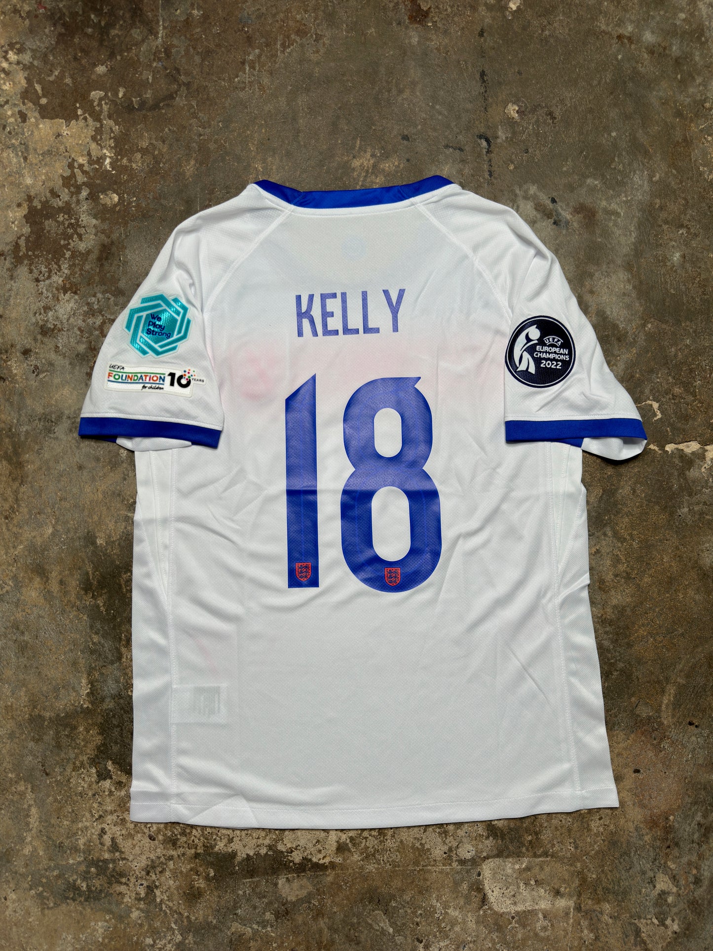 England Women Kelly #18 UEFA Euro 2025 Final Shirt – Nike England Home Jersey | England vs Spain 2025 | Lionesses Football Kit | Limited Edition Replica