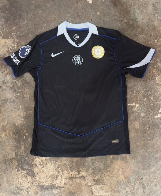 Chelsea FC 25/26 Away Jersey | Cole Palmer #10 | Nike Football Shirt | World Club Cup Badge | Black & Blue Kit