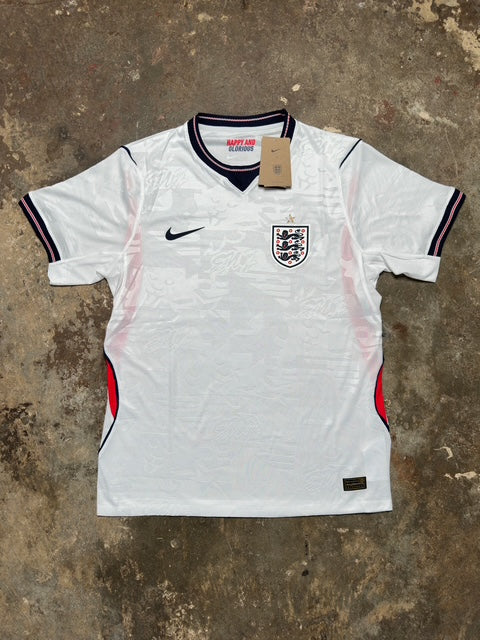 25/26 Rare England Unreleased Prototype Home Shirt | Vintage Nike Football Jersey Collectors Edition
