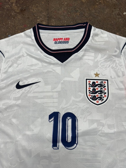 England Home 2026 Player Version – Bellingham #10 – FIFA Qualifiers + “Football Unites the World” Patches – Pro Spec