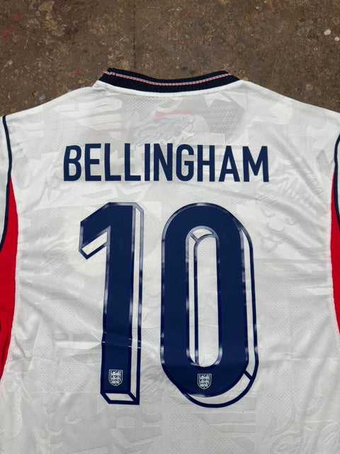 England Home 2026 Player Version – Bellingham #10 – FIFA Qualifiers + “Football Unites the World” Patches – Pro Spec